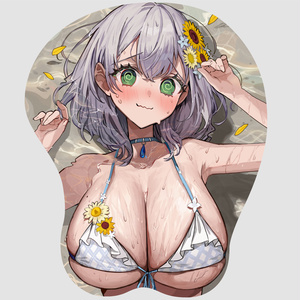 雨海ルカ プレイマット マウスパッド - 睡眠時間24 - BOOTH