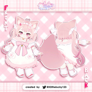 VRChat向オリジナル3Ｄモデル【小花lucky】#lucky3D 缩略图 2