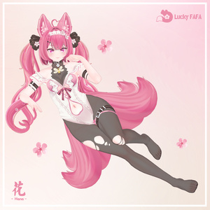 オリジナル3Dモデル「-花-Hana-」original 3D model 缩略图 13