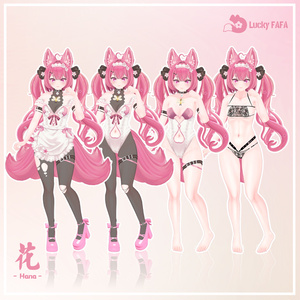 オリジナル3Dモデル「-花-Hana-」original 3D model 缩略图 2