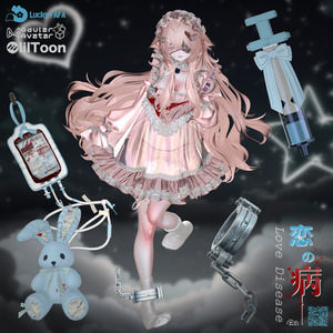 SALE 衣装❤Love Disease 恋の病❤16アバター対応 缩略图 4