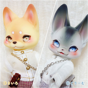 OBドールヘッド E-00 『HAKASE』 レジンキャスト 組立キット - DONO-RE