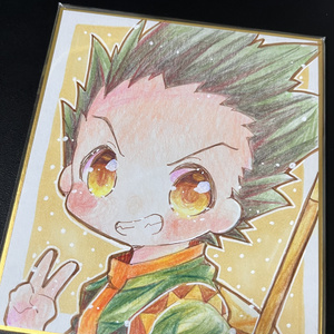 小色紙　ハンターハンター　ゴン