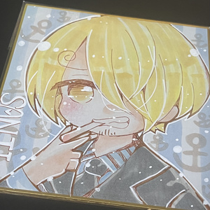 小色紙 ワンピース サンジ