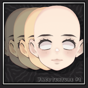 | 𝐕𝐑𝐎𝐈𝐃 | Full Face Texture #1 (+Eyebrows,Eyeliner)