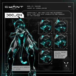 [３Dモデル] CYANT Model-01 [シアント]  [アバター] [VRC] 缩略图 5