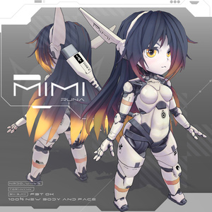 [３Dモデル] MiMiルナ[MiMiLUNA][アバター] [VRC] 缩略图 2