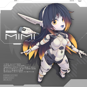 [３Dモデル] MiMiルナ[MiMiLUNA][アバター] [VRC]