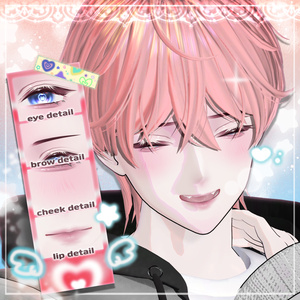 [ KOMANO/狛乃 ] komano pinky makeup & lens eye texture 缩略图 2