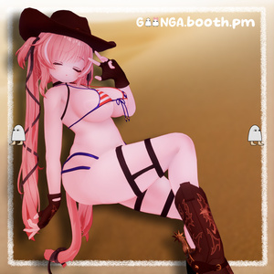 【イチゴ/Ichigo】 Cowboy Bikini VRC 缩略图 2