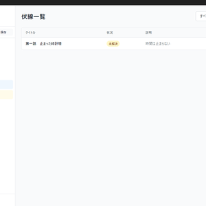 NovelOrganizer　小説内容整理ソフト