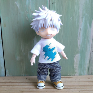 【セットアップ】ルーズパンツ＆ペンキロゴ T シャツ オビツ１１ ob11 服 ねんどろいど