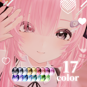 【4-Avatars】Tokimeki Eye texture【17color】