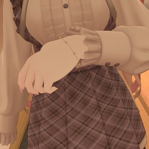 【期間限定無料】パールブレスレット【VRChat想定】 缩略图 2
