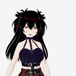 vtuber Model. Smol Demon Girl
