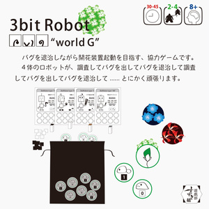 3bit Robot "world G" バグ退治協力ゲームG