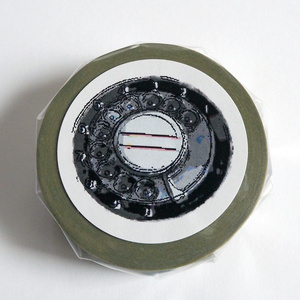 黒電話マスキングテープ
