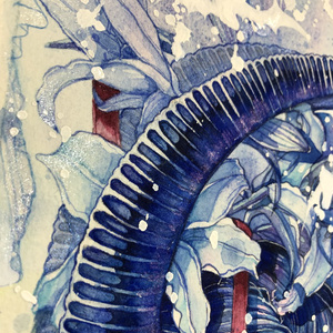 アクリル原画】シャチ 158×227mm - mf-artworks - BOOTH
