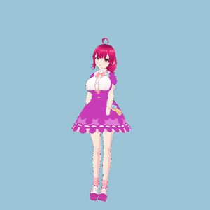 VRChat VRアバター　アン　vrmファイル