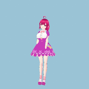 VRChat VRアバター　アン　vrmファイル