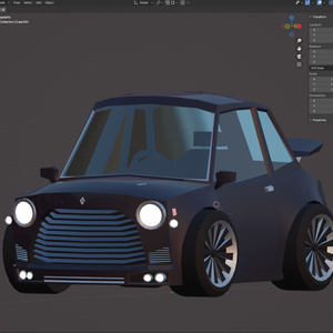 【cluster向け設定済み乗り物】ローポリカーモデル - Car2024 -