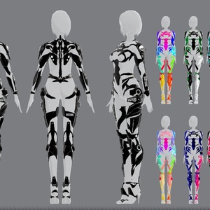 【 XWear衣装 】サイバーボディーアーマー -Cyber Body Armor- 缩略图 3