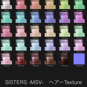 【VRChat & VRMアバター】-SISTERS- MSV & 追加専用SlimDenim 缩略图 16