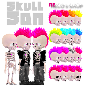 【VRMアバター】-ガイコツのSkullSan-
