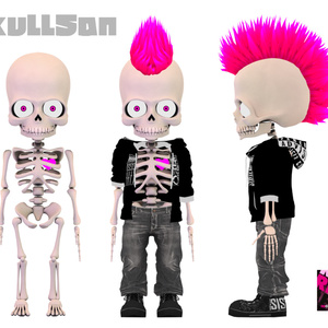 【VRMアバター】-ガイコツのSkullSan- 缩略图 2