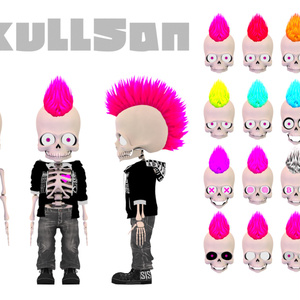 【VRMアバター】-ガイコツのSkullSan- 缩略图 8