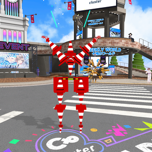 【VRMモデル】3角コーンさん【Cluster対応】