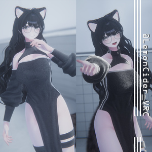 【25アバター対応】  Midnight_Silhouette [VRChat] 缩略图 49