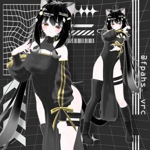 【25アバター対応】  Midnight_Silhouette [VRChat] 缩略图 41