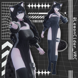 【25アバター対応】  Midnight_Silhouette [VRChat] 缩略图 44