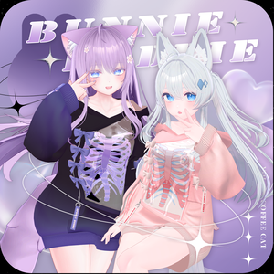 うさほっこり(BunnieHoodie)[7 Avatars]