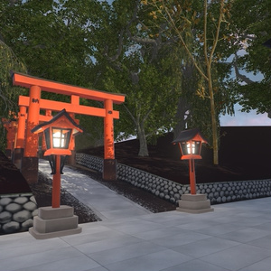 神社-灯篭A 缩略图 2