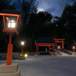 神社-灯篭A 缩略图 5