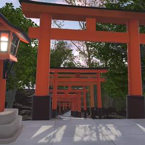 神社-灯篭A 缩略图 4