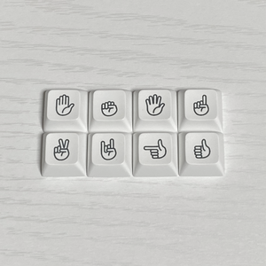 VRChat Handsign Keycaps (匿名配送)