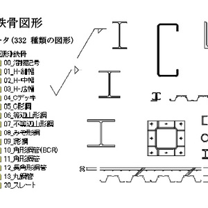 建築鉄骨図形