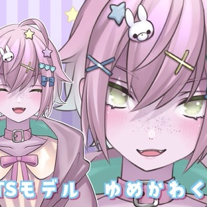 live2dモデル_VTS専用_ピンクくん