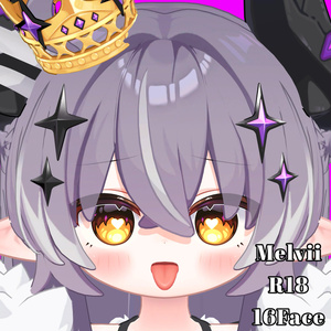 【邪竜メルヴィ】R18表情差分16種（無料3種）
