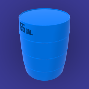 55ガロン樽のモデル / 55 Gal. Barrel Model
