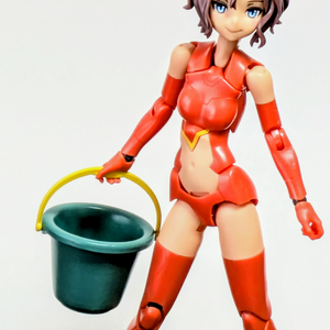 1/12 バケツ　3Dモデル　STLファイル(サポート付きあり)