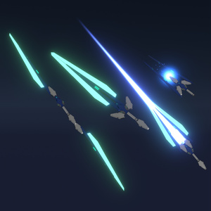 VRCアバター向け 組み替わる多形態武器