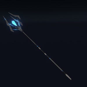 VRChatアバター向け武器モデル SFファンタジーな杖