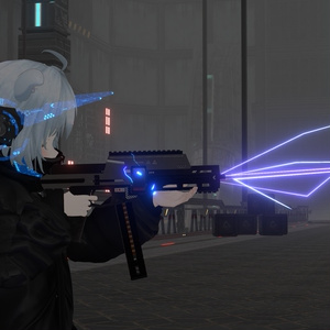 VRChatアバター向け武器モデル　GaussSMG 缩略图 3