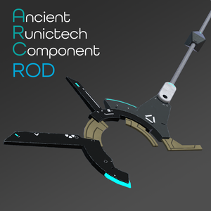 VRCアバター向け武器モデル　ARCRod