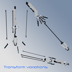 VRChatアバター向け武器モデル　AdjointOperator 缩略图 2