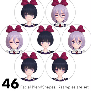【VRChat】オリジナル3Dモデル P07_Nero & Bianco 缩略图 6